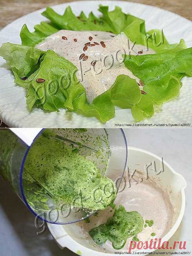 Майонез из льняных семян