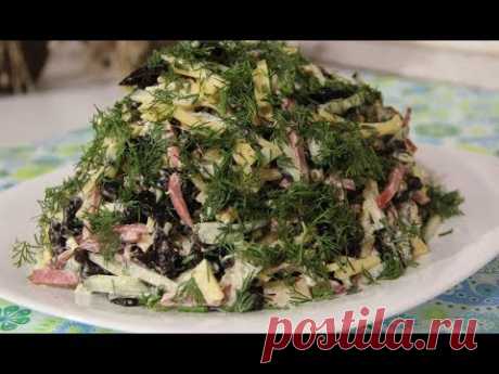 ВКУСНЫЙ ПРАЗДНИЧНЫЙ САЛАТ БЕЗ ВОЗНИ И ЗАМОРОЧЕК ЗИМНЯЯ СКАЗКА.