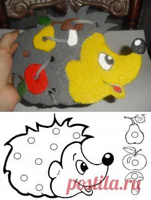 Шнуровки для детей своими руками | Вместе играем, вместе развиваем