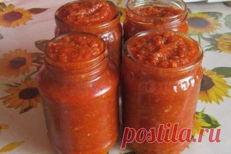 Аджика из кабачков - вкуснятина на все сто