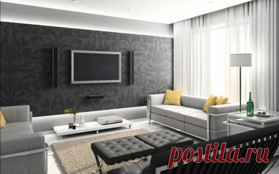 Лучшие идеи дизайна интерьера зала 45 ФОТО - ваш источник вдохновения!- iHouzz.ru