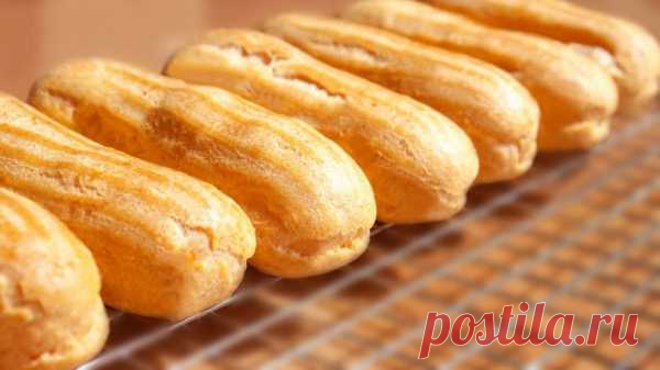 Эклеры с заварным кремом. Классический рецепт | Вкусные кулинарные рецепты с фото и видео Эклеры с заварным кремом. Классический рецепт | Самые вкусные кулинарные рецепты | Новые рецепты с фото и видео от Ефима Кулинарова