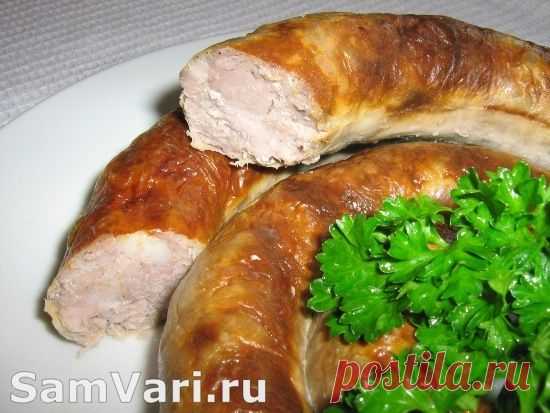 Домашняя колбаса в домашних условиях. Рецепт с фото.