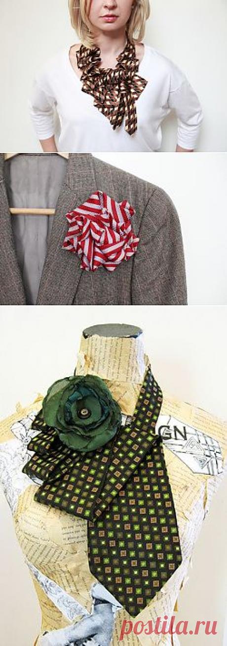 Галстуки по-новому , или новая жизнь старых вещей.