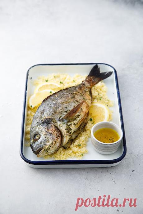 Запеченная дорада с лимонным кускусом: maria_kitchen — ЖЖ