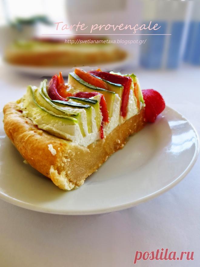КУЛИНАРНЫЕ ОТКРОВЕНИЯ ОТ СВЕТЛАНЫ МЕТАКСА: Провансальский пирог "Овощная спираль"