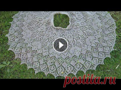 Ажурная юбка спицами из льна Юбка связана по мотивам скатерти Procrastination дизайнер Mmario.Пряжа Лён, в 100 гр - 2400 м, в 3 нити. Спицы № 2, крючок для закрытия петель № 3. Ра...