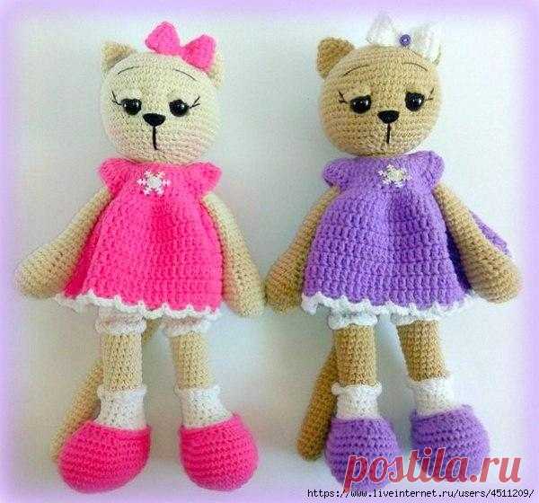 Вязаная игрушка "Кошечки-милашки" &raquo; Женский Мир
