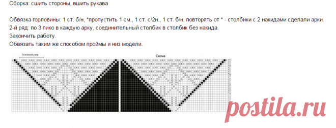 Ажурный топ спицами - Вязание - Страна Мам