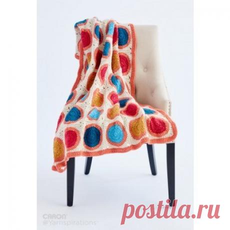 Как связать яркий плед крючком | Kabeta.by