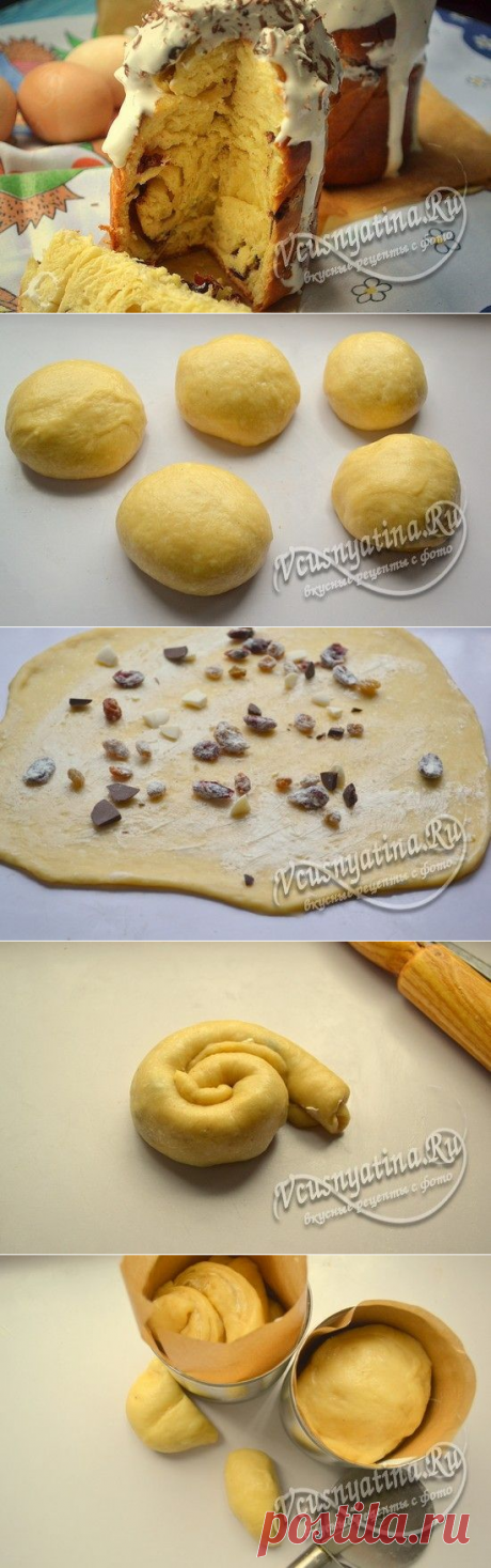 Пасхальный кулич, самый вкусный рецепт с фото пошагово