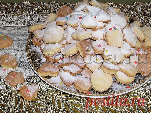 Простое песочное печенье