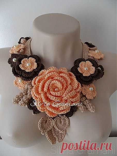 Авторские украшения ручной работы. Украшения вязаные крючком | 3vision - Fashion blog