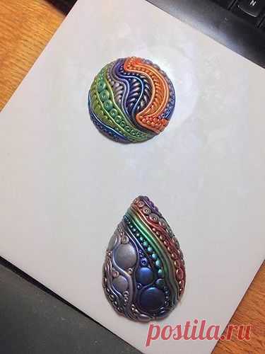 2 doodle cabs | fimo clay beads how to make different shapes