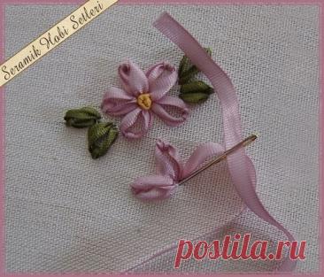 Учимся вышивать лентами: пошагово, доступно и красиво