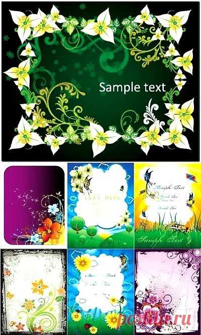 Pамки в векторе "Весна | Spring Floral Frames Vector" » RandL.ru - Все о графике, photoshop и дизайне. Скачать бесплатно photoshop, фото, картинки, обои, рисунки, иконки, клипарты, шаблоны.