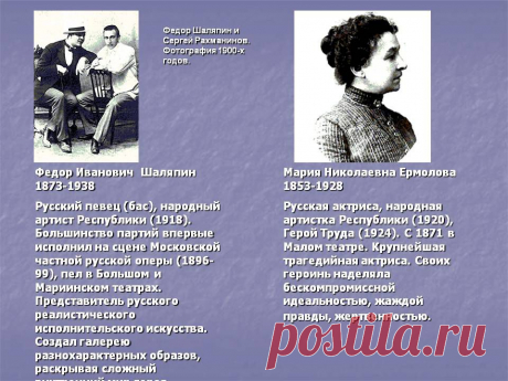 Они творили Русский театр!