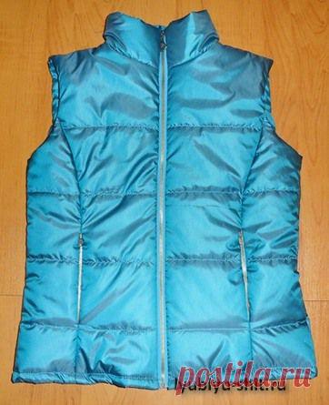 Как cшить женский стеганый жилет на синтепоне
