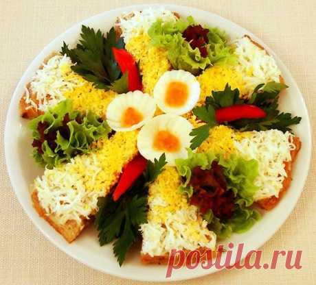 Закусочный тортик «Печёночный» - Кулинарный рецепт - Повар в доме