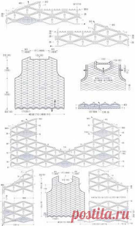 Сетчатый жилет