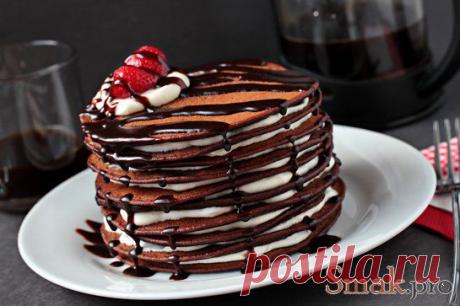Рецепт блинов шоколадных