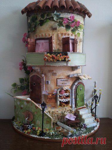 ДЕКОР ИНТЕРЬЕРА. МИНИАТЮРНЫЕ ДОМИКИ