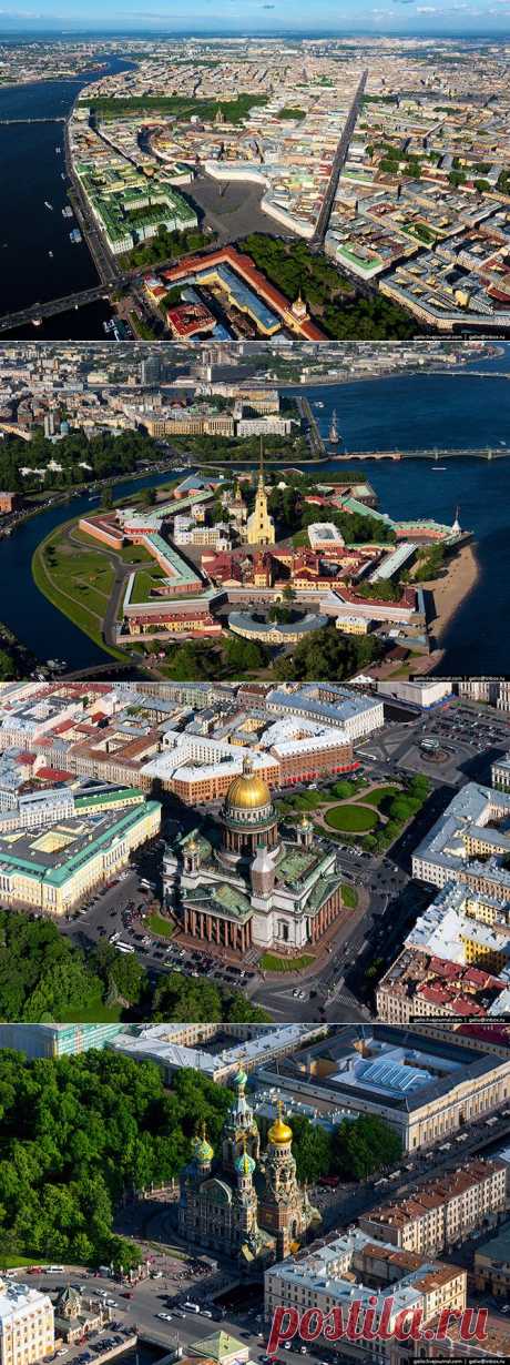 Величественный Санкт-Петербург (фото с высоты)