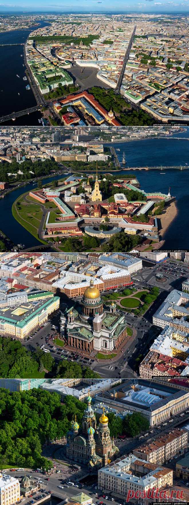 Величественный Санкт-Петербург (фото с высоты)