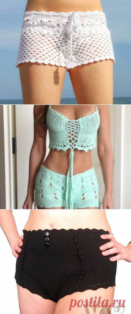 Popular items for crochet beach shorts on Etsy МАГАЗИН
