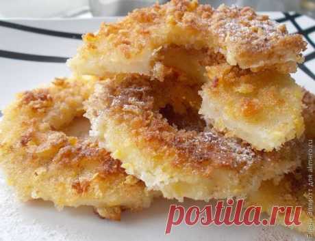 Яблочные колечки в панировке - Простые рецепты Овкусе.ру