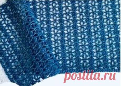 Ажурные узоры крючком: 10 вариантов со схемами | Костромичка с клубками | Дзен