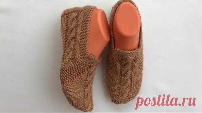 Burgulu patik modeli iki şiş kolay patik