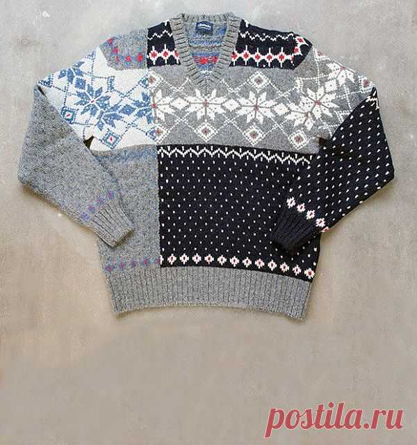 Необычный свитер / Вязание / Модный сайт о стильной переделке одежды и интерьера
