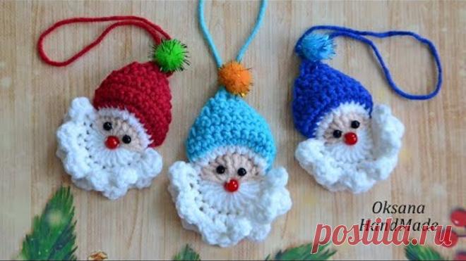 Дед Мороз на Елку ЗА ПОЛЧАСА. Santa Claus Crochet Pattern