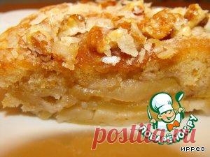 "Мокрый" яблочный пирог