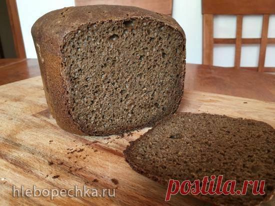 Ржано-пшеничный на закваске с медом и солодом в Panasonic 2511 - Хлебопечка.ру