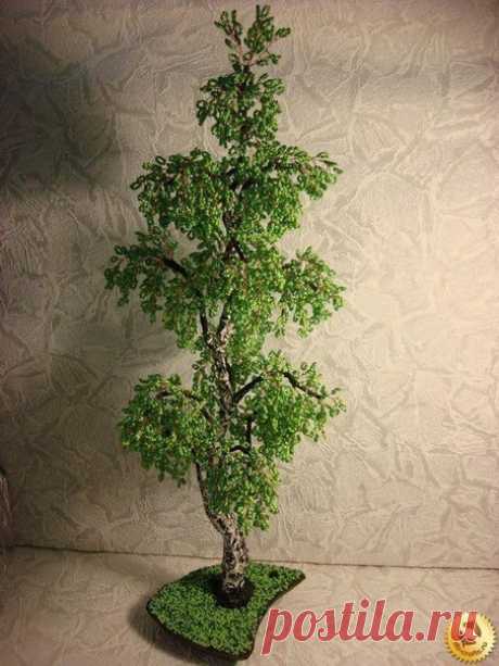 Береза из бисера своими руками / Женское счастье!