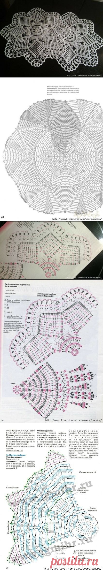 *САЛФЕТКИ КРЮЧКОМ*