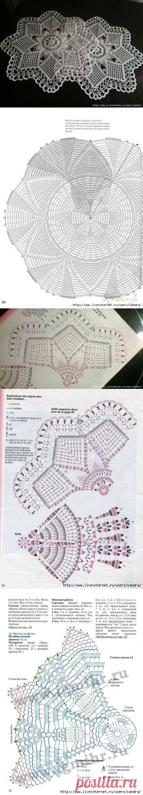 *САЛФЕТКИ КРЮЧКОМ*