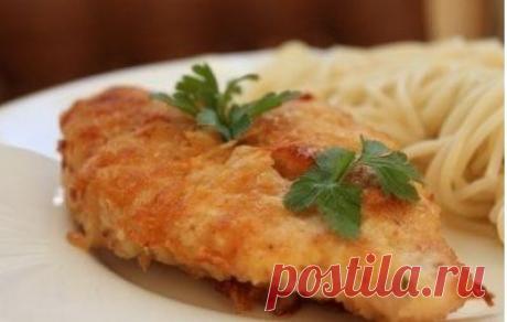 Куриное филе в пармезане