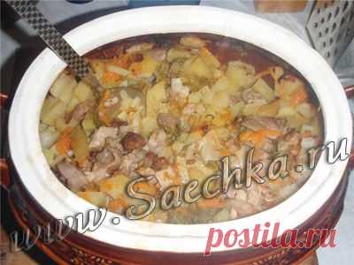 Как приготовить свинину в горшочке