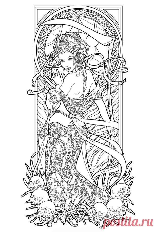 Раскраски Антистресс (Антистрессовые) распечатать бесплатно в хорошем качестве формат А4 для детей, взрослых скачать онлайн животные, лес, волшебный сад