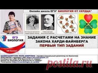 ЗАДАНИЯ  С РАСЧЕТАМИ НА ПРИМЕНЕНИЕ ЗАКОНА ХАРДИ-ВАЙНБЕРГА. ПЕРВЫЙ ТИП ЗАДАНИЙ С 2024 года во 2 части ЕГЭ в линии  27 будут  задачи на применение  закона Харди-Вайнберга. Теоретическая часть по данному вопросу у меня разобрана в видео https://www.youtube.com/watch?v=e8LIyA2WO_Y&t=58s Поэтому в этом видео затрону только небольшую часть теории, которая нужна для решения  заданий...