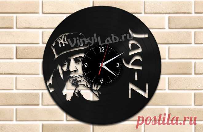 Jay-Z - часы из виниловой пластинки (с) VinylLab