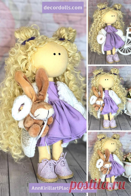 Interior Decor Rag Doll Home Design Art Doll Fabric Cloth | Etsy