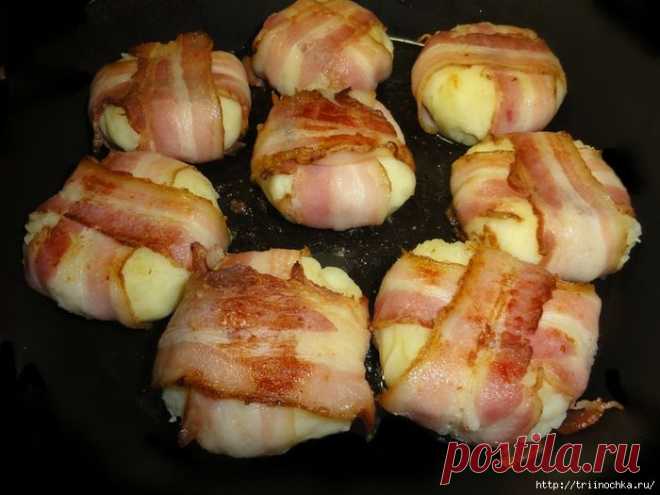 Картофельное пюре в беконе!.