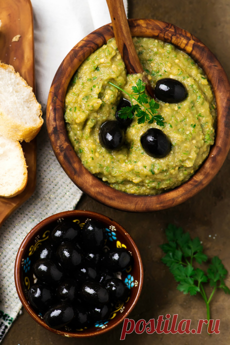 Греческий баклажанный дип Melintzanosalata — Кулинарный Блог