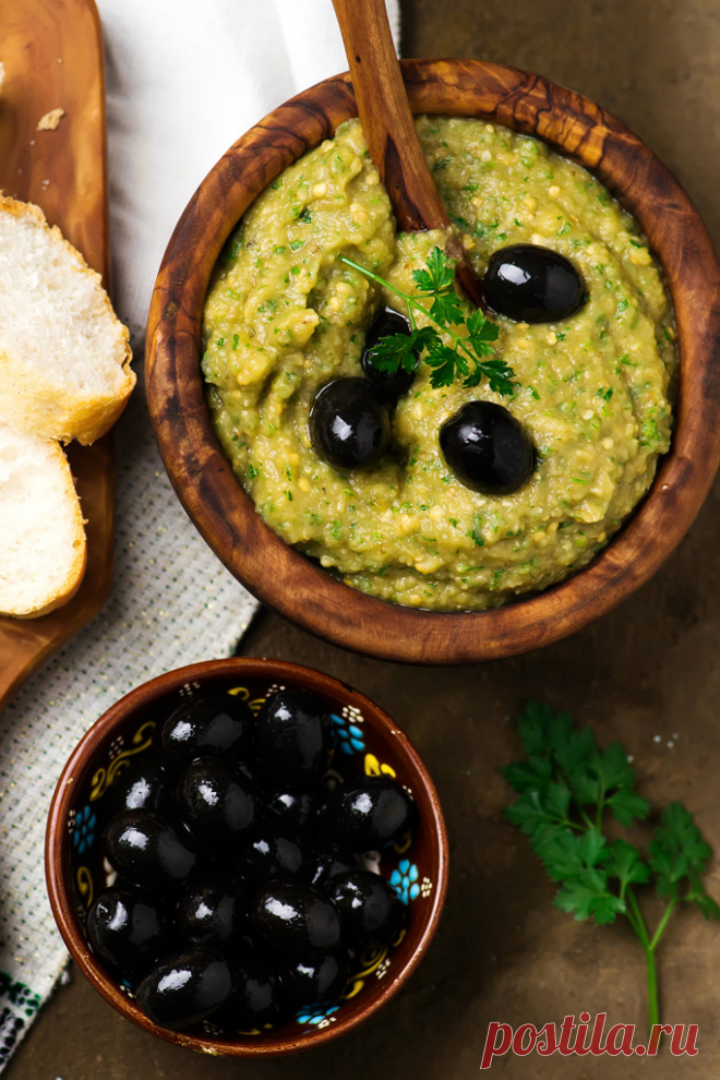 Греческий баклажанный дип Melintzanosalata — Кулинарный Блог