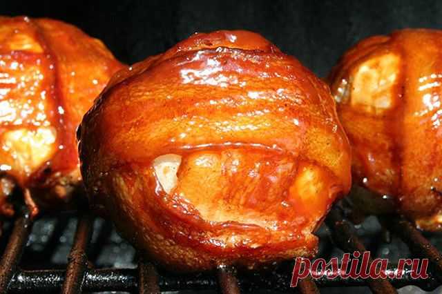 Луковые мясные мячики