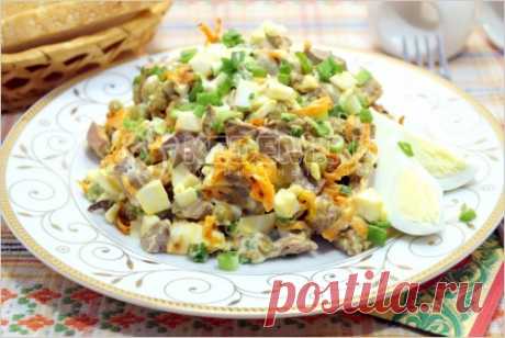 Салат из куриной печени – Рецепт с фото. Рецепты. Салаты